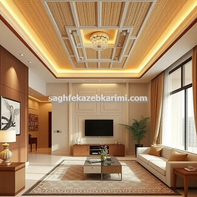 اجرای کناف سقف پذیرایی در بندرعباس